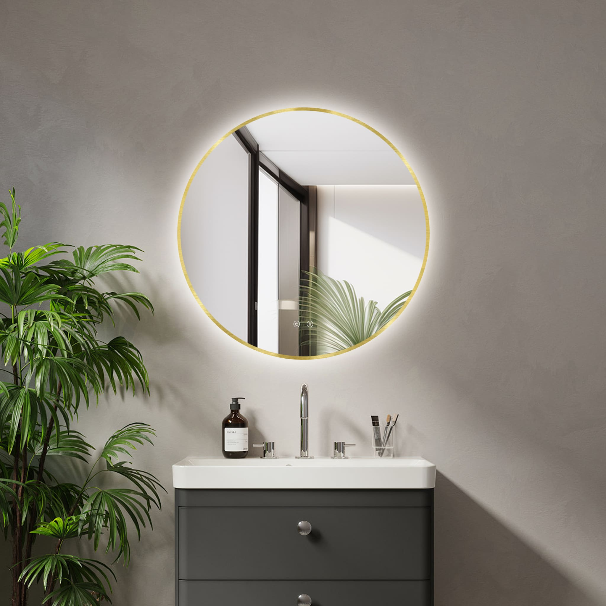 Espejo LED Ares/Ares gold/Ares Black