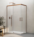 Mampara angular al vértice BASIC - Cobre Transparente