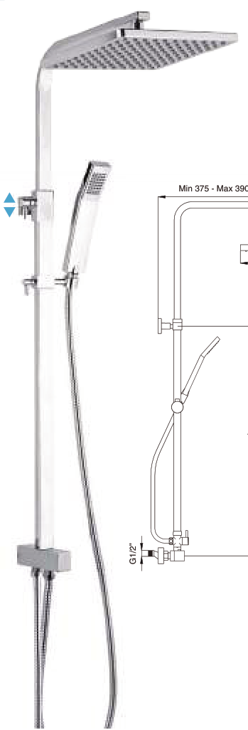 Columna de ducha Milenium