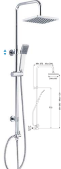 Columna de ducha Odín