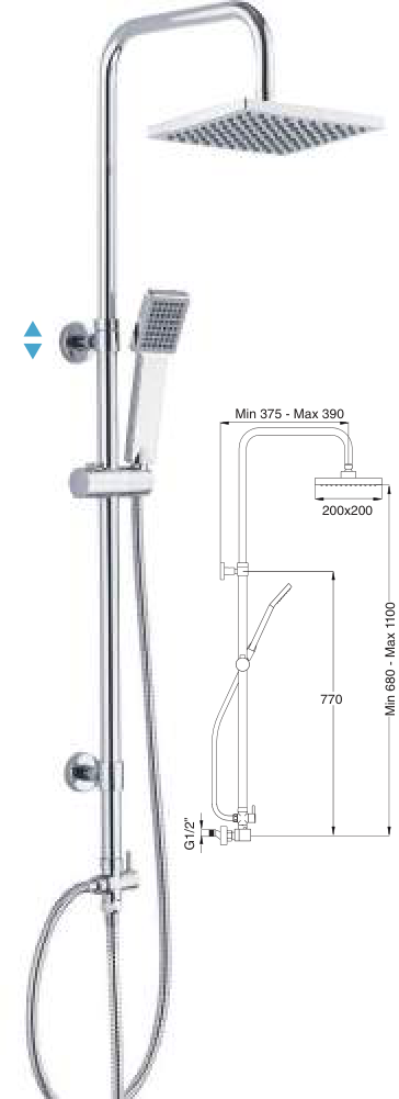 Columna de ducha Odín