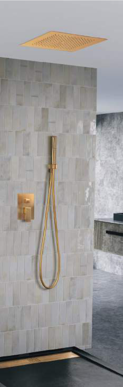 Conjunto baño/ducha empotrable 3 vías Tizziano