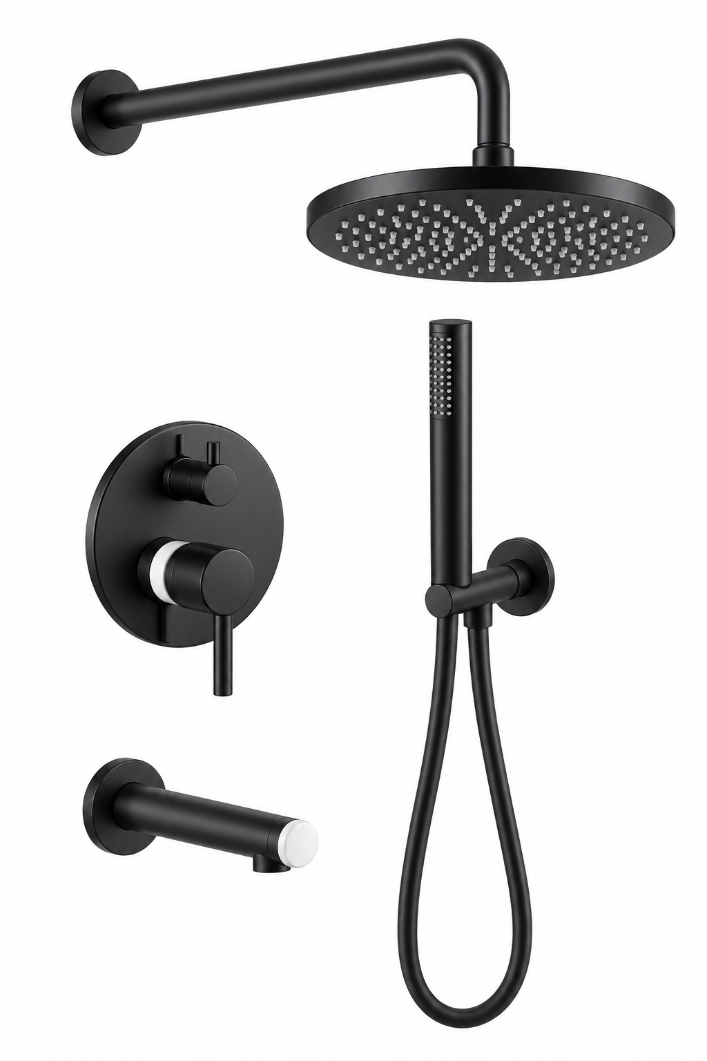 Grifería empotrable Izas · 80122-NEGRO-MATE