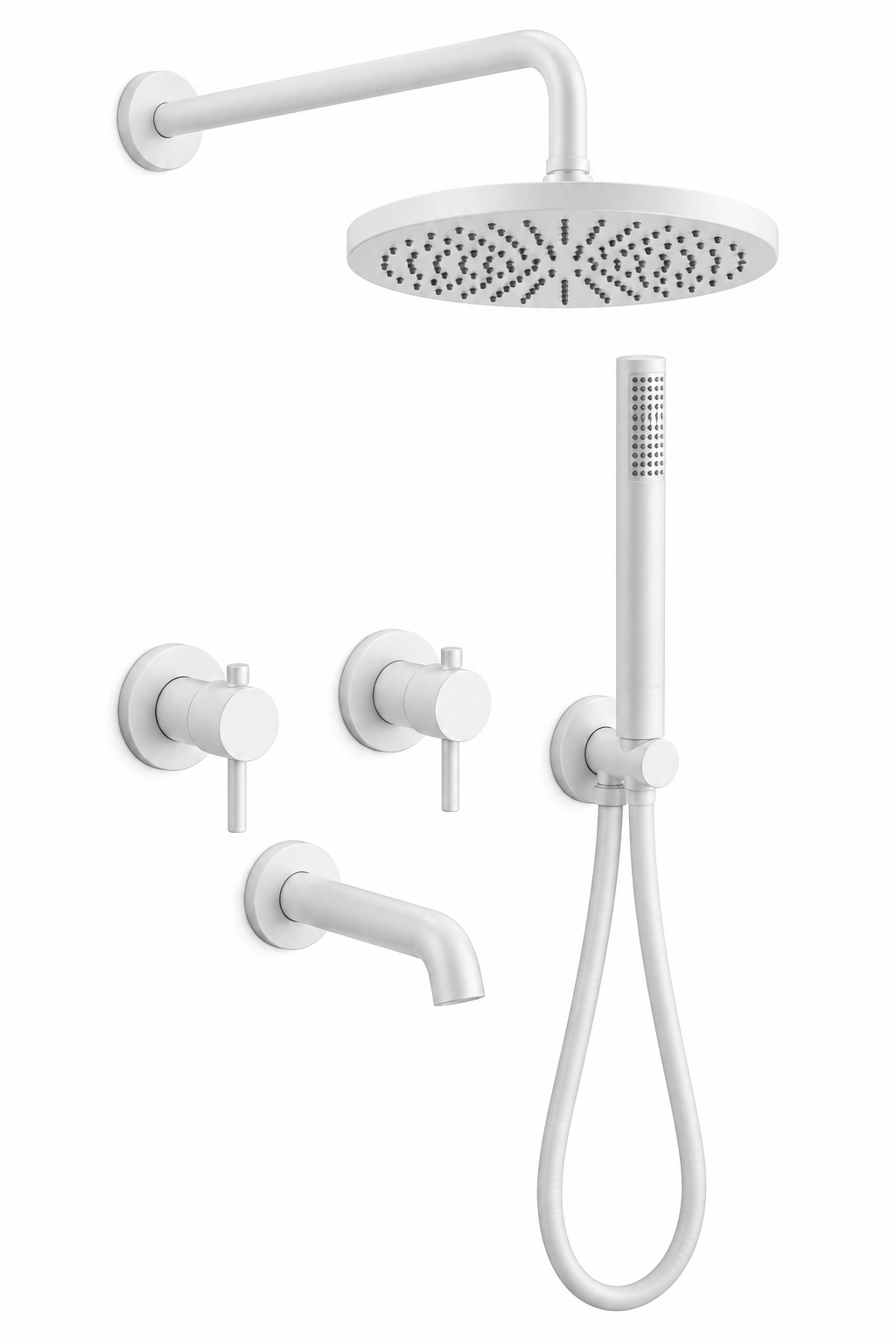 Grifería empotrable Izas · 80152-BLANCO-MATE
