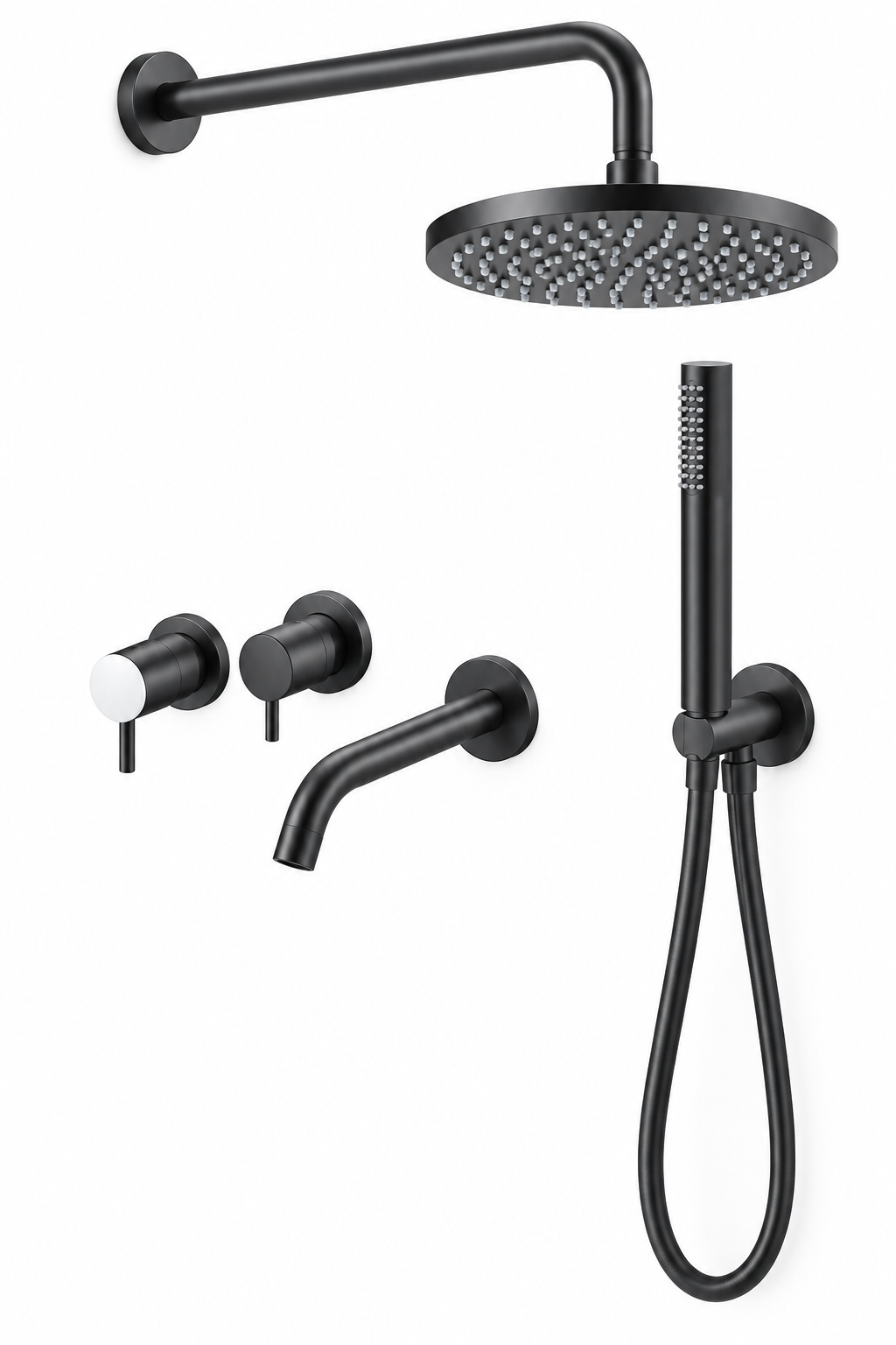 Grifería empotrable Izas · 80152-NEGRO-MATE