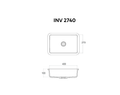 Seno LEX INV 2740, medidas interiores 40 × 27 × 10 cm