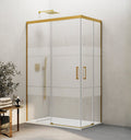 Mampara angular al vértice BASIC - Oro Frost