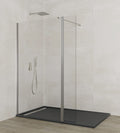 Mampara walk-in fijo + abatible SCREEN